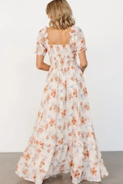 Baltic Born Aberdeen Sweetheart Maxi Dress | Cream Floral