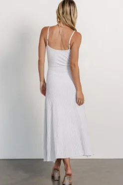 Baltic Born Adair Knit Dress | Silver Shimmer