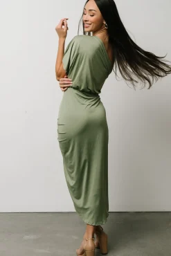 Baltic Born Addison Midi Dress | Dusty Sage