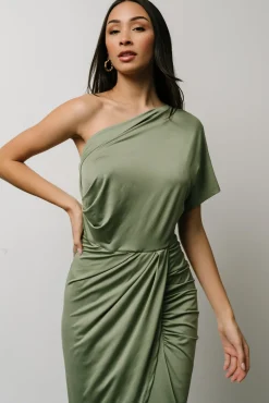 Baltic Born Addison Midi Dress | Dusty Sage