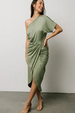 Baltic Born Addison Midi Dress | Dusty Sage
