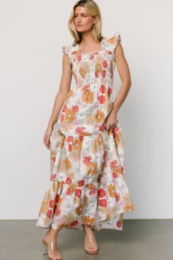 Baltic Born Adela Maxi Dress | Cream Multi Floral