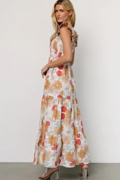 Baltic Born Adela Maxi Dress | Cream Multi Floral