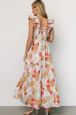 Baltic Born Adela Maxi Dress | Cream Multi Floral