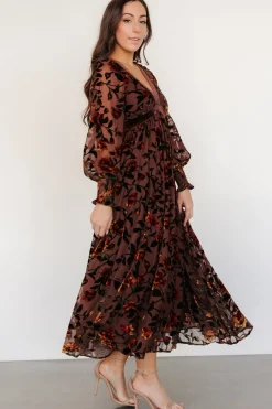 Baltic Born Adele Velvet Dress | Clove + Amber Floral