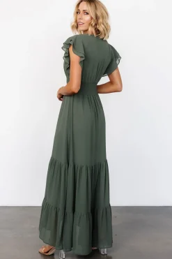 Baltic Born Adelina Maxi Dress | Dark Sage