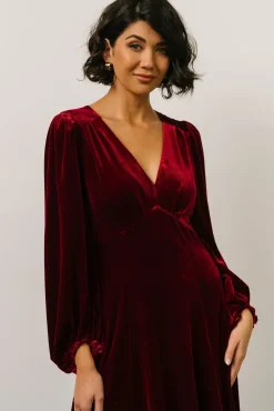 Baltic Born Adelita Velvet Maxi Dress |