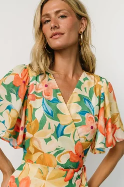 Baltic Born Adrianna Wrap Maxi Dress | Multi Floral