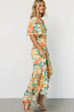 Baltic Born Adrianna Wrap Maxi Dress | Multi Floral
