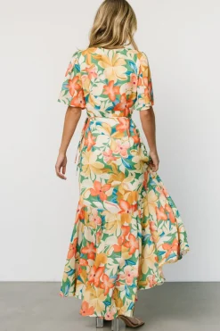 Baltic Born Adrianna Wrap Maxi Dress | Multi Floral