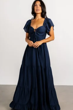 Baltic Born Agatha Maxi Dress | Dark Blue