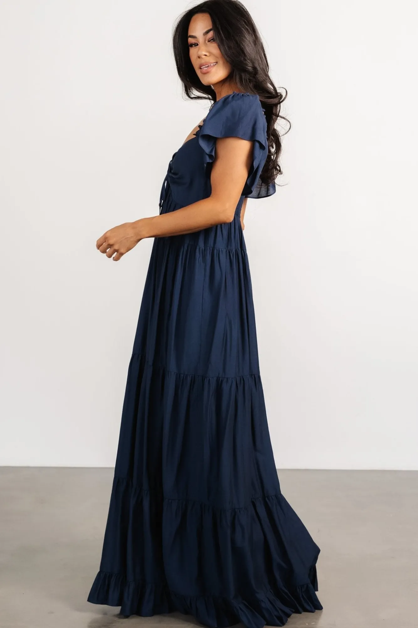 Baltic Born Agatha Maxi Dress | Dark Blue