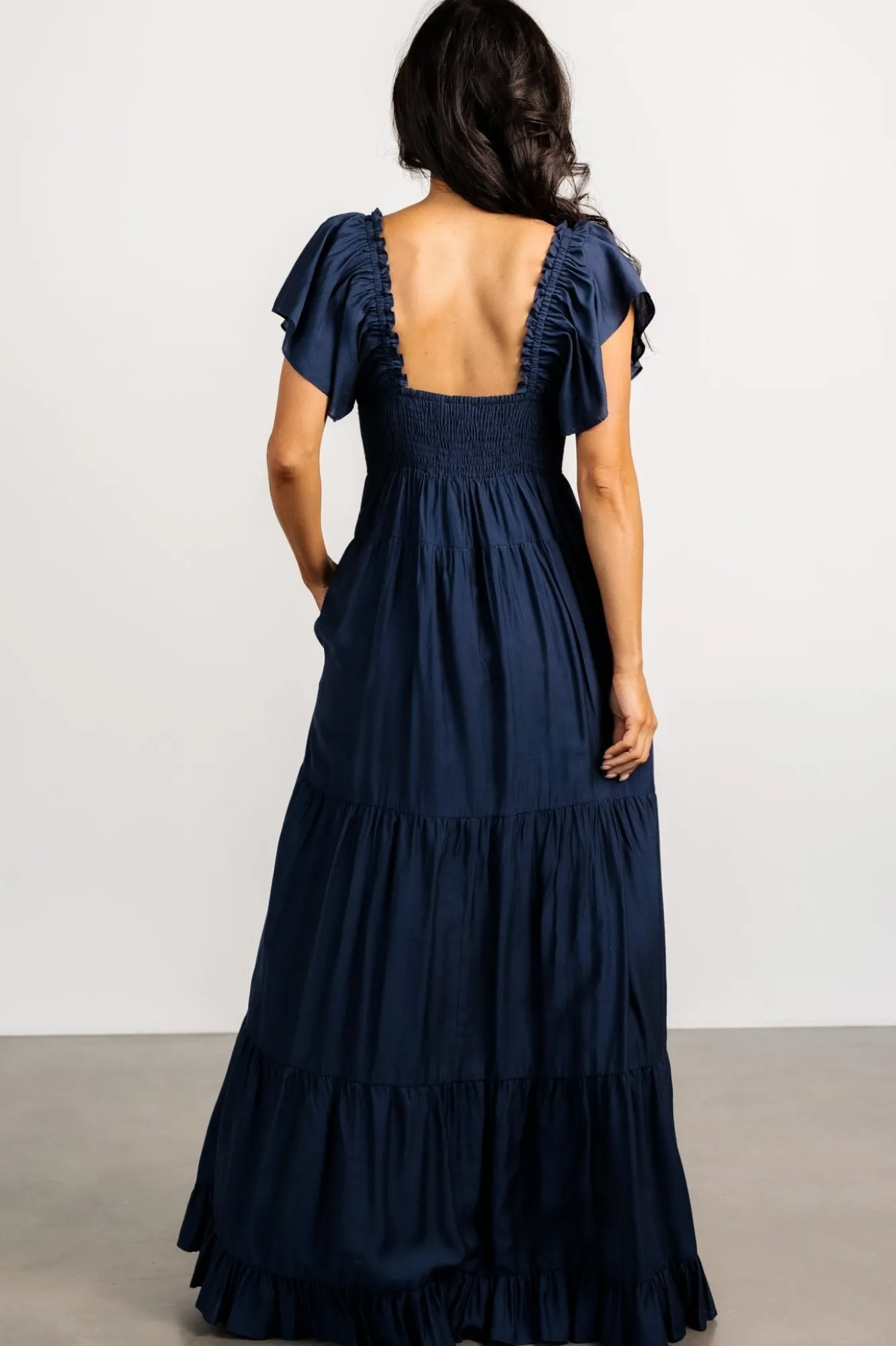 Baltic Born Agatha Maxi Dress | Dark Blue