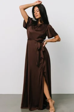 Baltic Born Agnes Satin Maxi Dress |