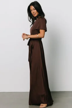 Baltic Born Agnes Satin Maxi Dress |
