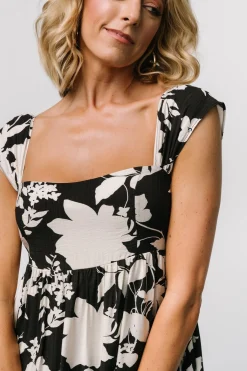 Baltic Born Aita Maxi Dress | Black + Ivory Floral