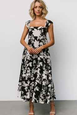 Baltic Born Aita Maxi Dress | Black + Ivory Floral