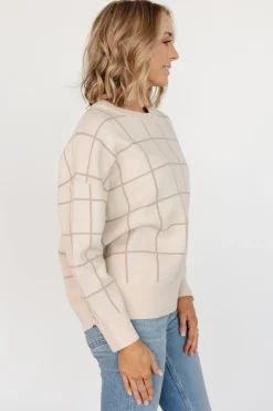 Baltic Born Alden Knit Sweater | Oatmeal + Taupe