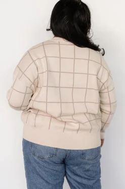 Baltic Born Alden Knit Sweater | Oatmeal + Taupe