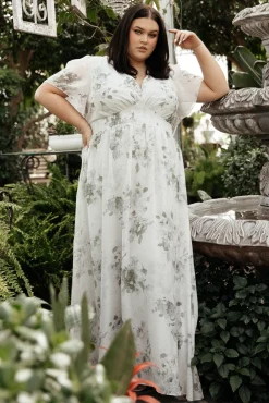 Baltic Born Alexandria Smocked Maxi Dress | Dusty Sage Floral