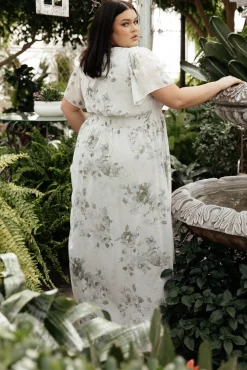 Baltic Born Alexandria Smocked Maxi Dress | Dusty Sage Floral