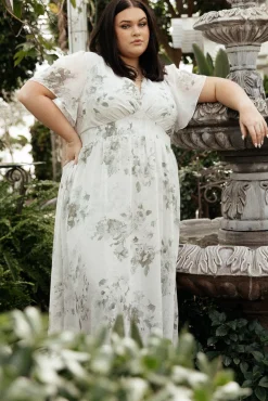 Baltic Born Alexandria Smocked Maxi Dress | Dusty Sage Floral