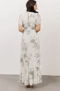 Baltic Born Alexandria Smocked Maxi Dress | Dusty Sage Floral