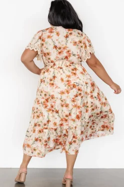 Baltic Born Aliyah Midi Dress | Coral Floral