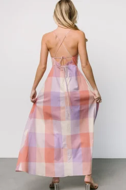 Baltic Born Ally Maxi Dress | Lavender + Coral Multi