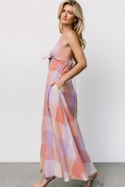 Baltic Born Ally Maxi Dress | Lavender + Coral Multi