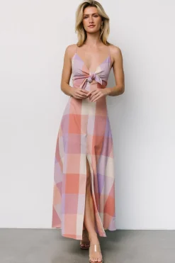 Baltic Born Ally Maxi Dress | Lavender + Coral Multi