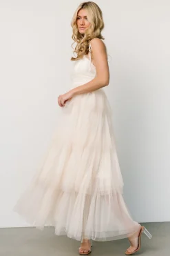 Baltic Born Alora Tulle Tiered Maxi Dress |