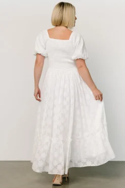 Baltic Born Alta Jacquard Maxi Dress | Off White