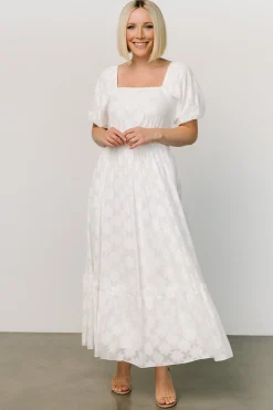 Baltic Born Alta Jacquard Maxi Dress | Off White