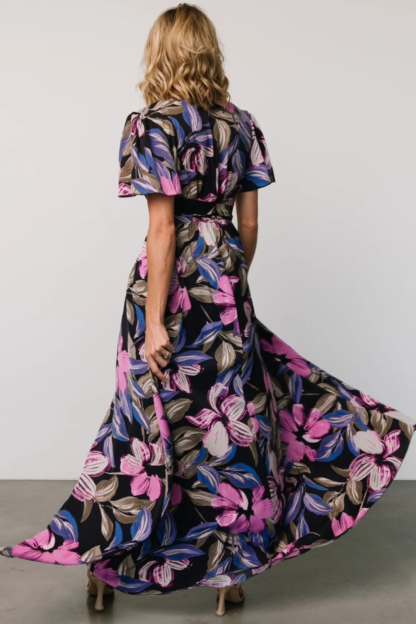 Baltic Born Alva Maxi Dress | Black Multi