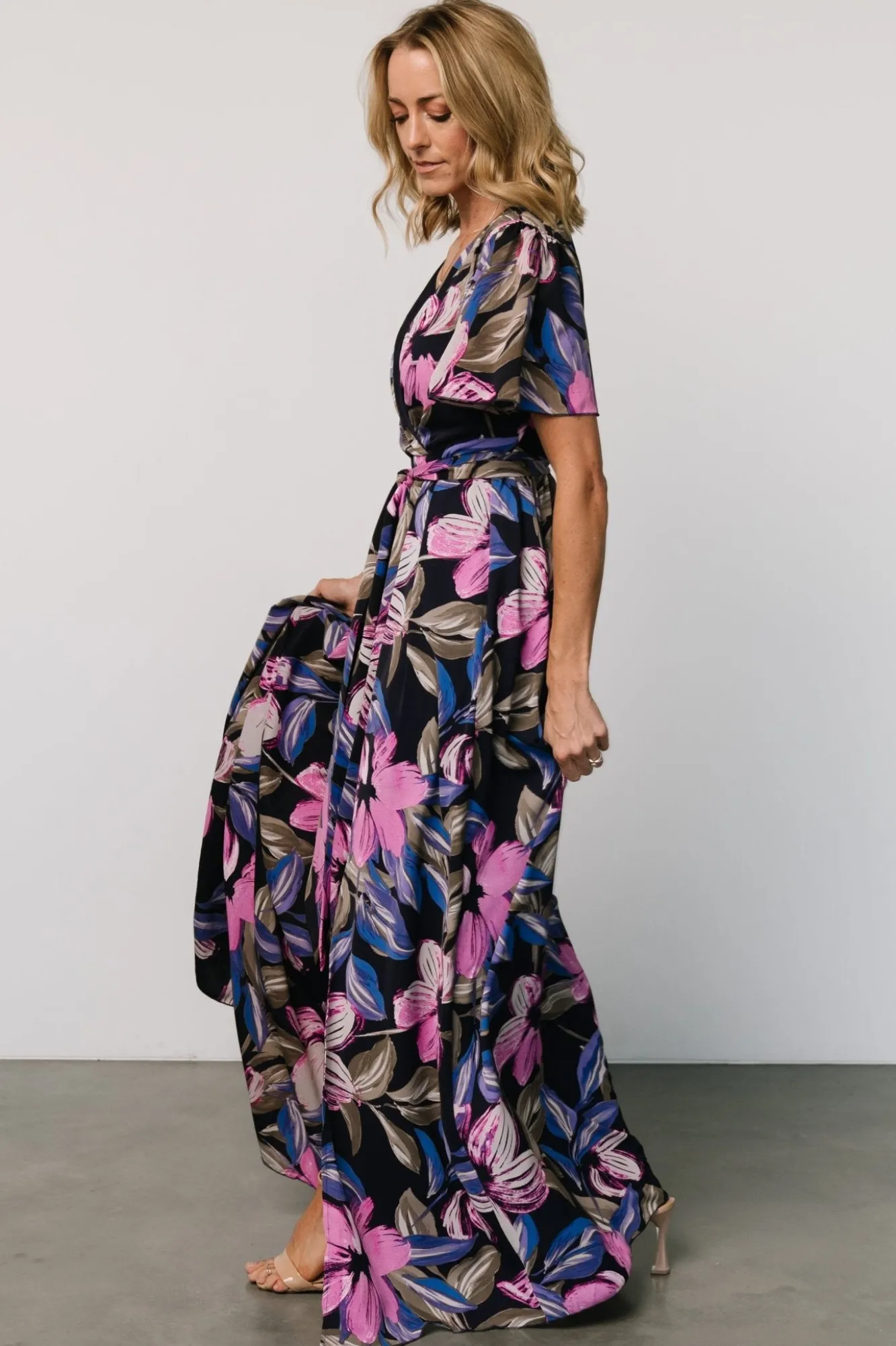 Baltic Born Alva Maxi Dress | Black Multi