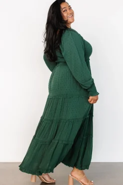 Baltic Born Amanda Smocked Dotted Maxi Dress |