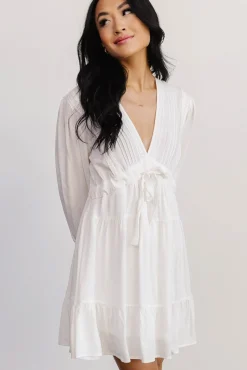 Baltic Born Amelia Boho Mini Dress | Off White