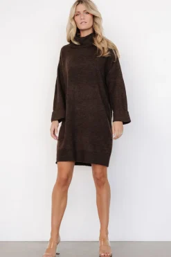 Baltic Born Amy Sweater Dress | Dark Brown