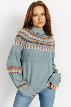 Baltic Born Anders Knit Sweater | Blue Multi