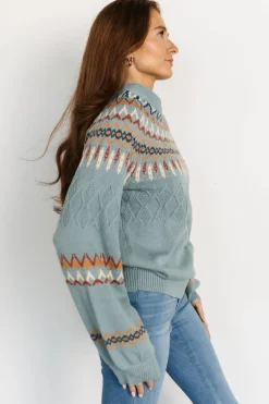 Baltic Born Anders Knit Sweater | Blue Multi