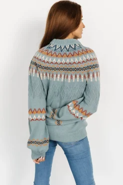 Baltic Born Anders Knit Sweater | Blue Multi