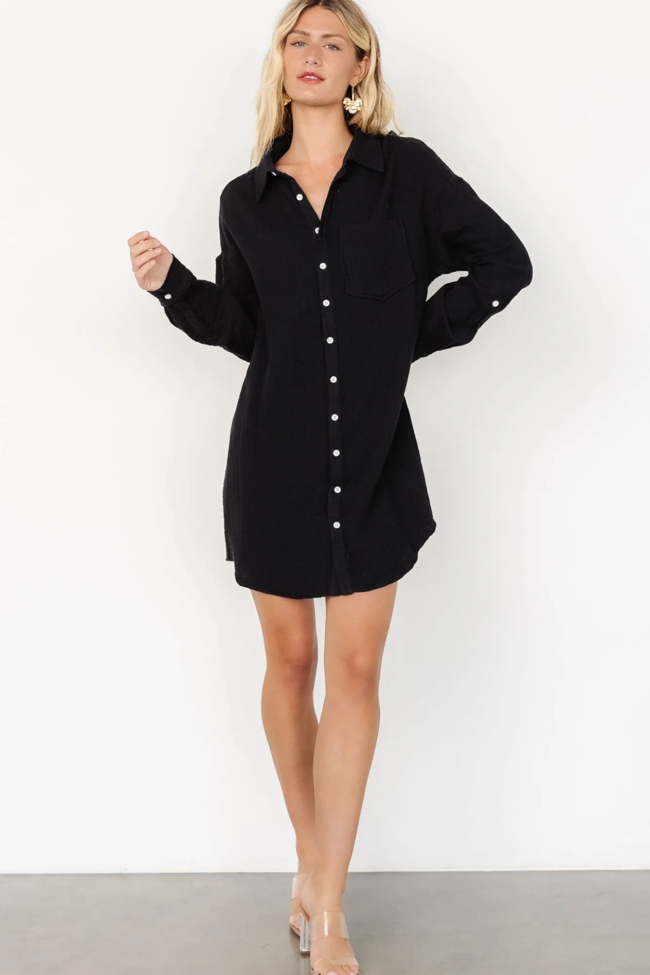 Baltic Born Andres Button Shirt Dress |