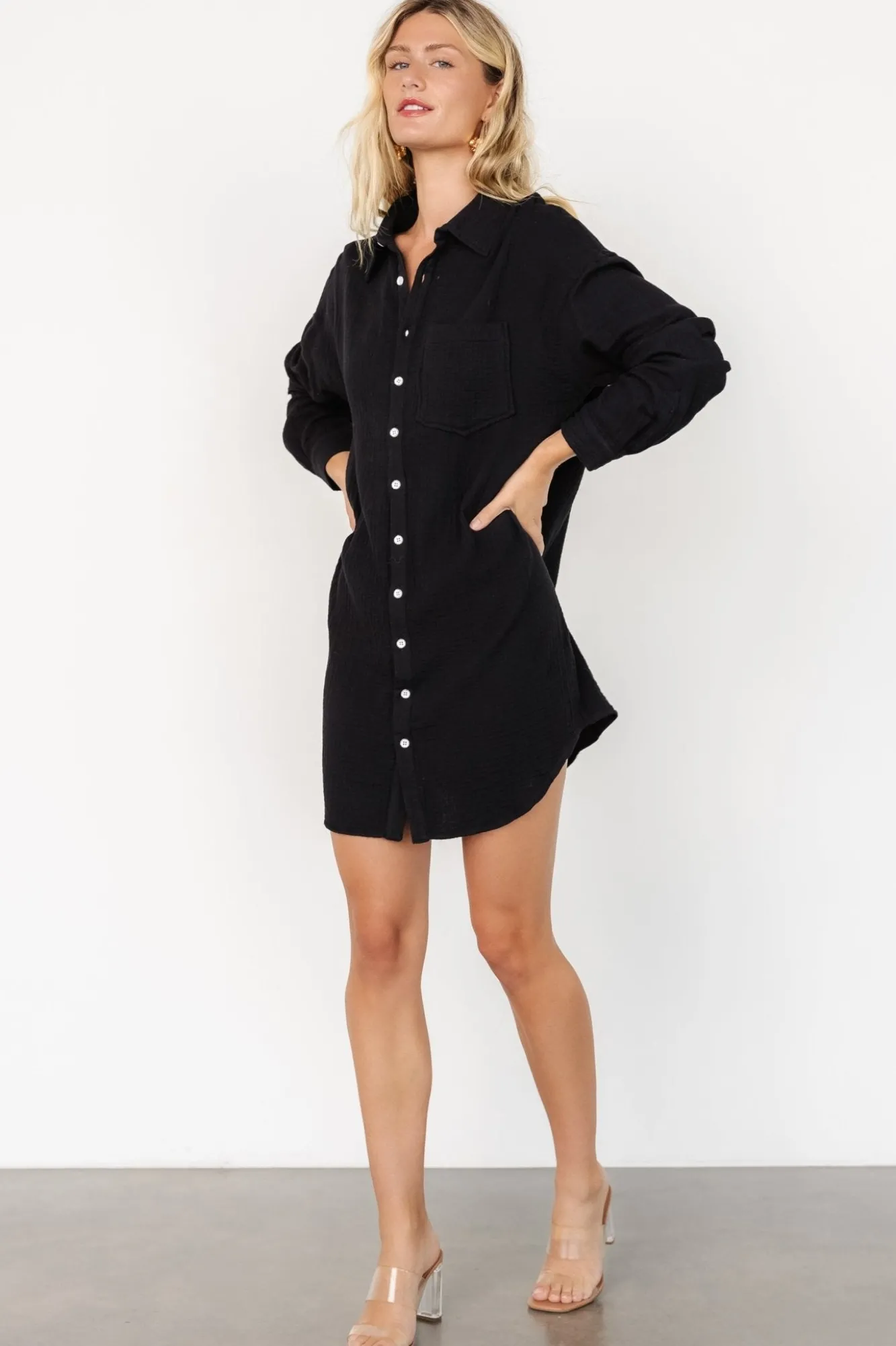 Baltic Born Andres Button Shirt Dress |
