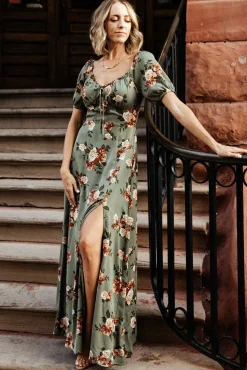 Baltic Born Angela Maxi Dress | Olive Rose Floral