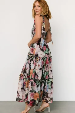 Baltic Born Anita Maxi Dress | Black Multi Floral
