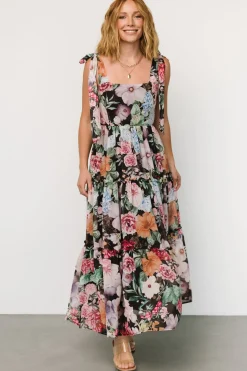 Baltic Born Anita Maxi Dress | Black Multi Floral