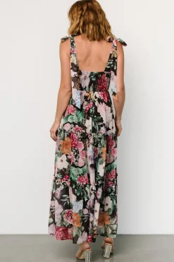 Baltic Born Anita Maxi Dress | Black Multi Floral