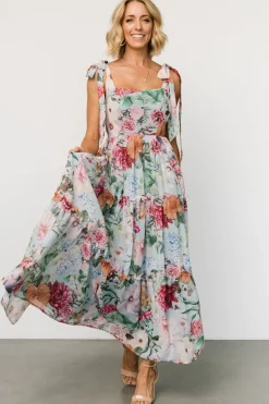 Baltic Born Anita Maxi Dress | Light Blue Multi Floral