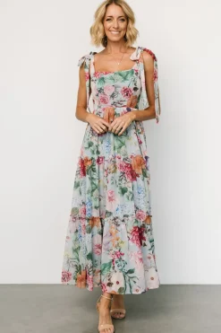 Baltic Born Anita Maxi Dress | Light Blue Multi Floral